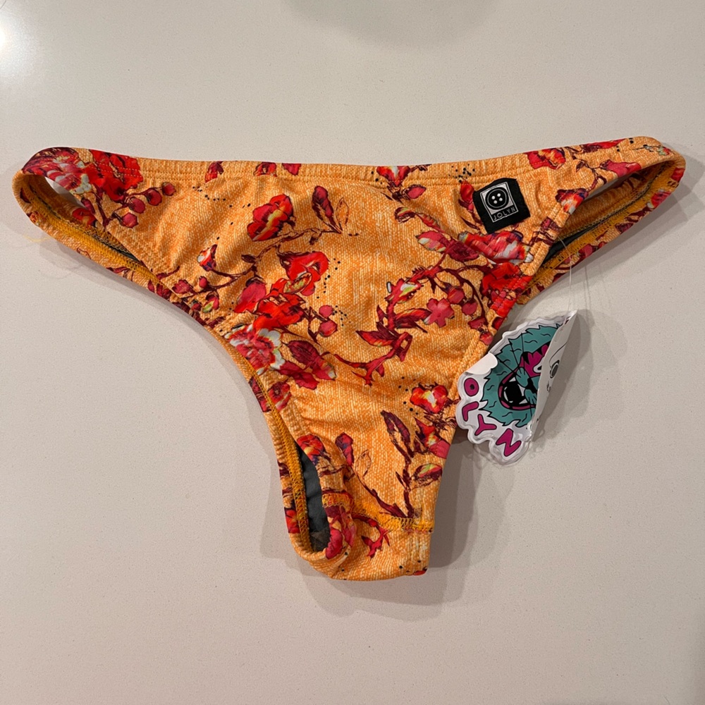 NWT Jolyn Floral Brazil Bikini Bottom - Picture 2 of 5